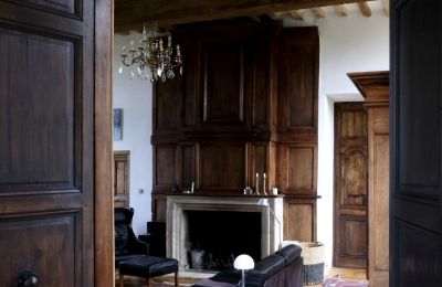 Schloss kaufen Lamballe, Le Tertre Rogon, Bretagne:  Wohnzimmer
