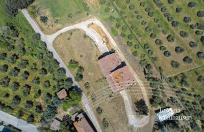 Landhaus kaufen Cortona, Toskana:  RIF 3085 Blick von oben