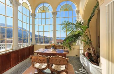 Historische Villa kaufen Camogli, Ligurien:  Terrasse
