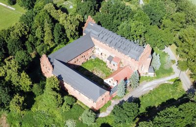 Burg kaufen Barciany, Wiosenna, Ermland-Masuren:  Drohne