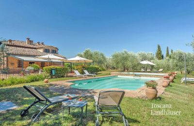 Landhus købe Asciano, Toscana:  RIF 2992 Pool und Rustico