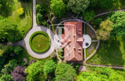 Herregård til salgs Przedbórz, województwo łódzkie, Dronefoto