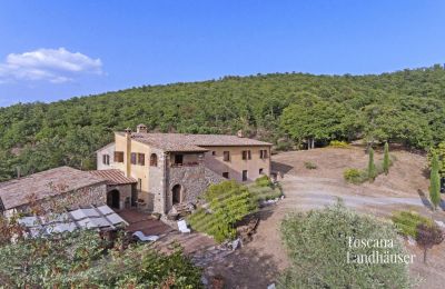 Lantgård till salu Sarteano, Toscana:  RIF 3005 Haus und Umgebung