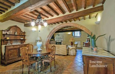Landhuis te koop Sarteano, Toscane:  RIF 3005 Wohn- Essbereich