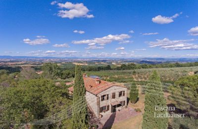 Boerderij te koop Sarteano, Toscane:  RIF 3009 Haus und Panoramablick