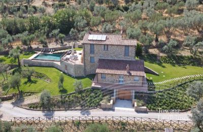 Landhaus kaufen Cortona, Toskana:  RIF 2986 Blick auf Rustico