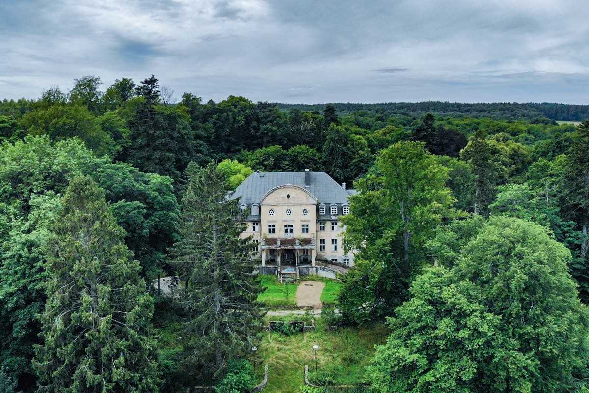 Billeder Slot i Pommern med parkanlæg