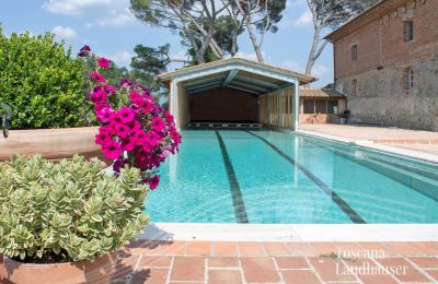 Historisk villa købe Arezzo, Toscana:  Pool