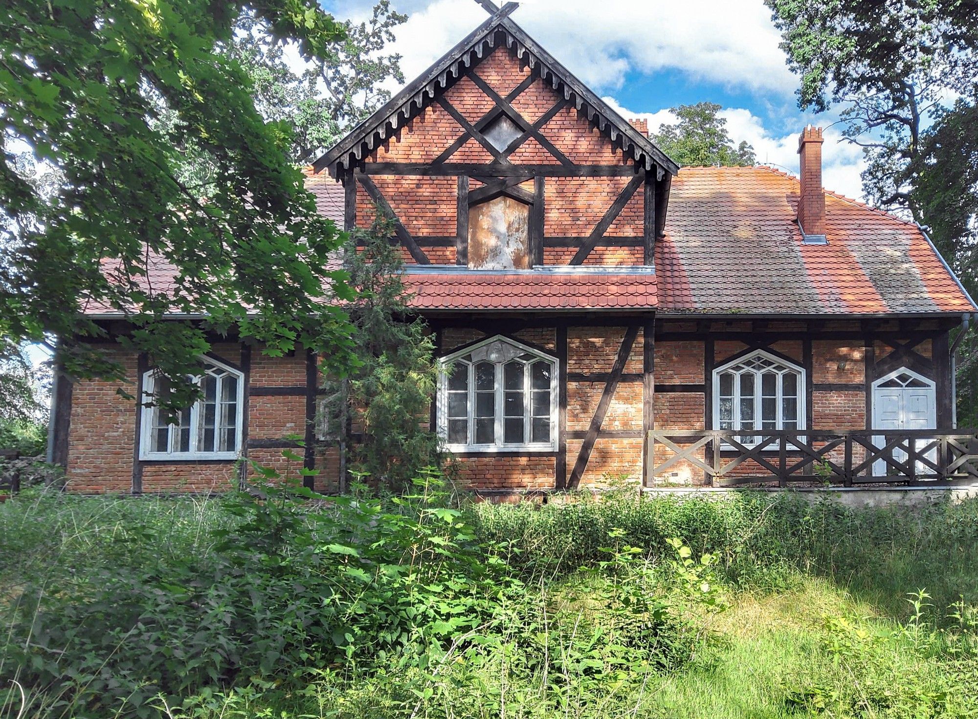 Bilder Kleines Fachwerk-Gutshaus bei Leszno