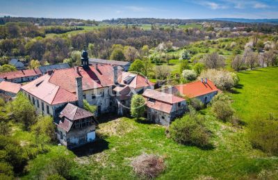 Slot til salg Brody, Zámek Brody, Ústecký kraj, Dronefoto