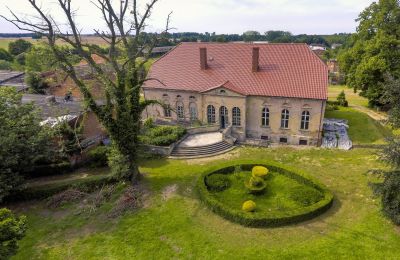 Slott til salgs Przybysław, województwo zachodniopomorskie, Dronefoto