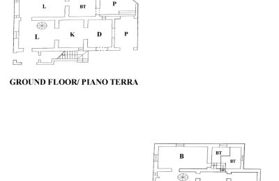 Lantligt hus till salu 06019 Umbertide, Umbria:  RIF 3050 Grundriss