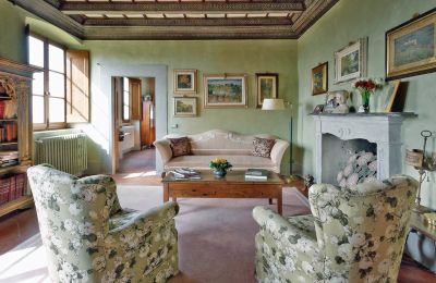 Historische Villa kaufen Firenze, Toskana:  Wohnbereich