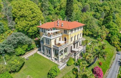 Historisk villa til salg 28823 Ghiffa, Villa Volpi, Piemonte, Dronefoto