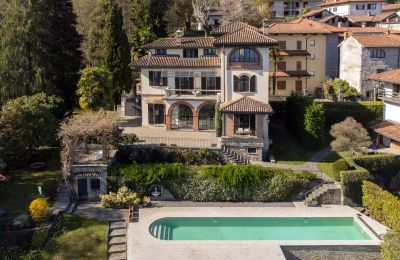 Historisk villa till salu 28838 Stresa, Piemonte, Drönarbild