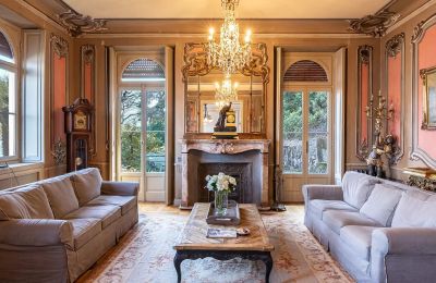 Historisk villa til salg Cannobio, Piemonte, Stueområde