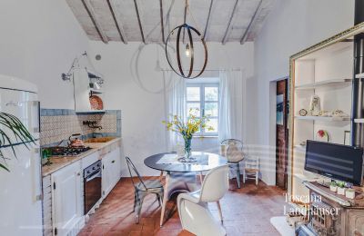 Lantgård till salu Castiglione d'Orcia, Toscana:  RIF 3053 weitere Küche mit Essbereich