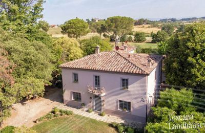Historisk villa købe Foiano della Chiana, Toscana:  Drone