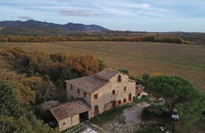 Landhaus kaufen Gaiole in Chianti, Toskana:  RIF 3073 Blick auf Anwesen