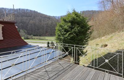 Historische villa te koop 72574 Bad Urach, Baden-Württemberg:  Blick vom Balkon