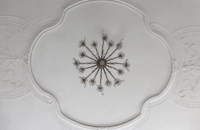 Slott til salg 91792 Ellingen, An der Vogtei 2, Bayern, Stuckdecke, Kronleuchter