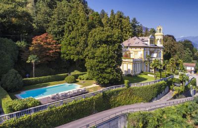 Historisk villa købe Baveno, Villa Barberis, Piemonte:  