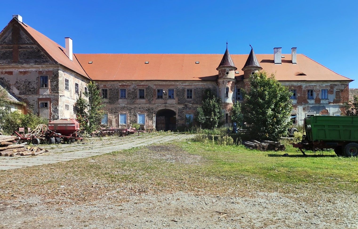 Bilder Slott i Böhmen med behov for renovering