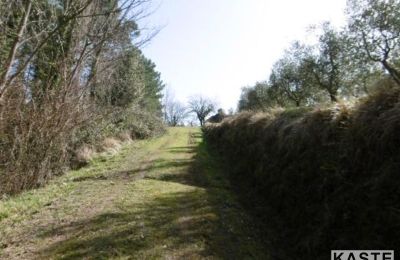 Landhus købe Rivalto, Toscana:  Indkørsel