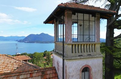 Historische Villa kaufen 28838 Stresa, Piemont:  Turm