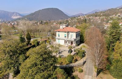 Historisk villa till salu Verbania, Piemonte, Drönarbild