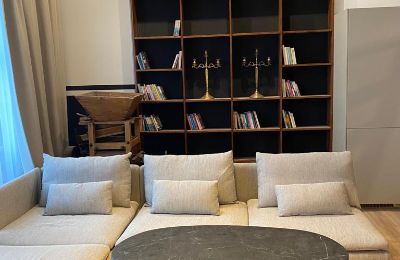 Lejlighed på slot til salg Lubiechowo, Pałac w Lubiechowie, województwo zachodniopomorskie, Widok na salon