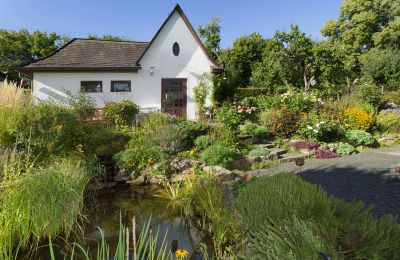 Historische Villa kaufen 55758 Sulzbach, Kirchstraße 12, Rheinland-Pfalz:  Gartenhaus mit Teich