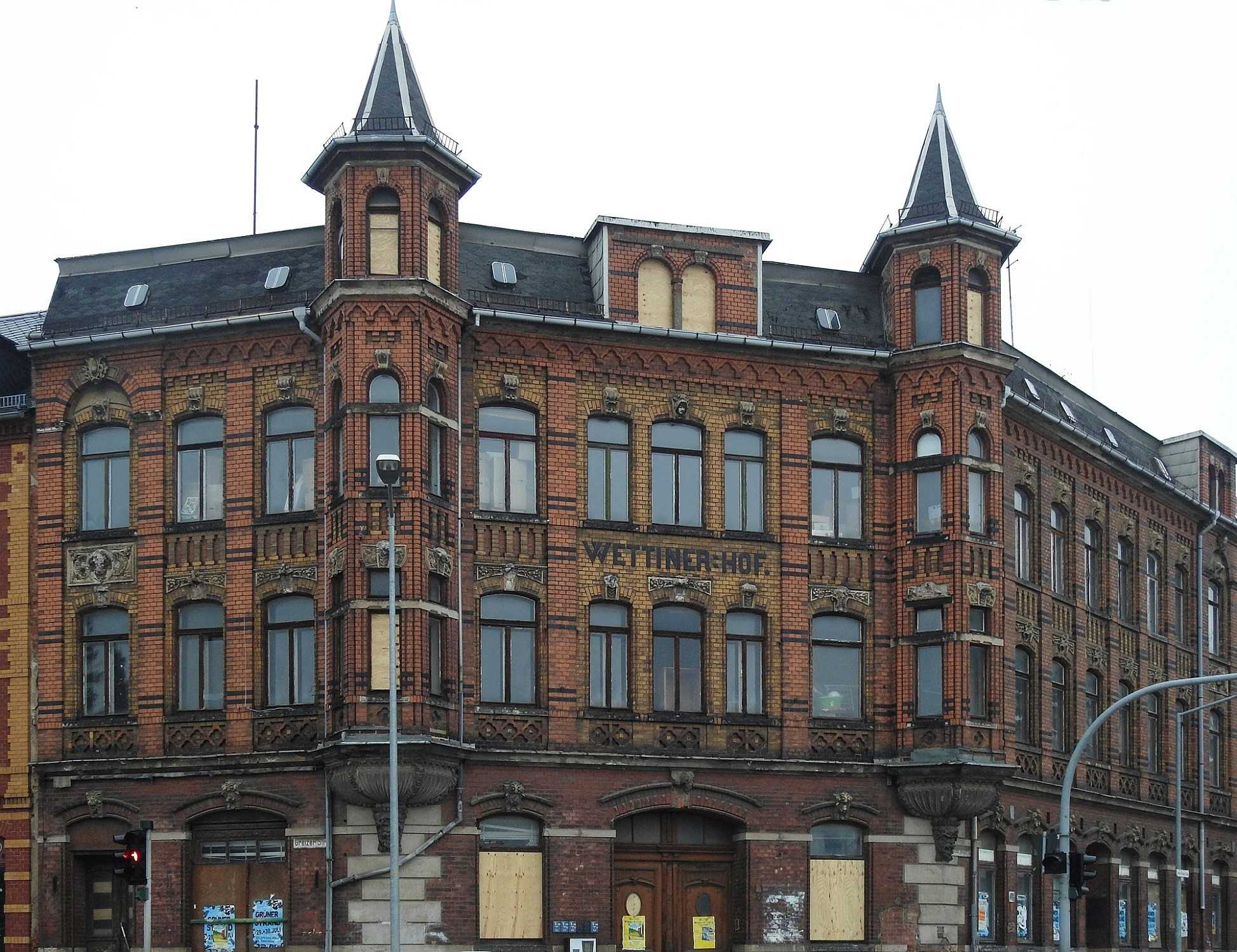 Billeder Historisk bygning i Reichenbach/Sachsen: Tidligere Hotel Wettiner Hof