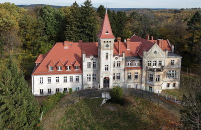 Schloss kaufen Grabiszyce Średnie, ul. Baworowo 14, Niederschlesien:  Vorderansicht