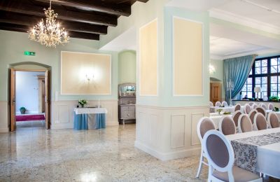 Herregård til salg Sędzisław, Dwór w Sędzisławiu, województwo dolnośląskie, Stor hal