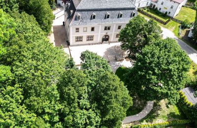 Herregård til salg Sędzisław, Dwór w Sędzisławiu, województwo dolnośląskie, Dronefoto