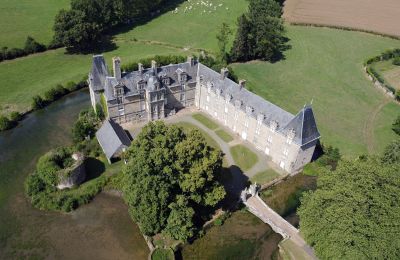 Slott til salgs Le Mans, Pays de la Loire:  Drone