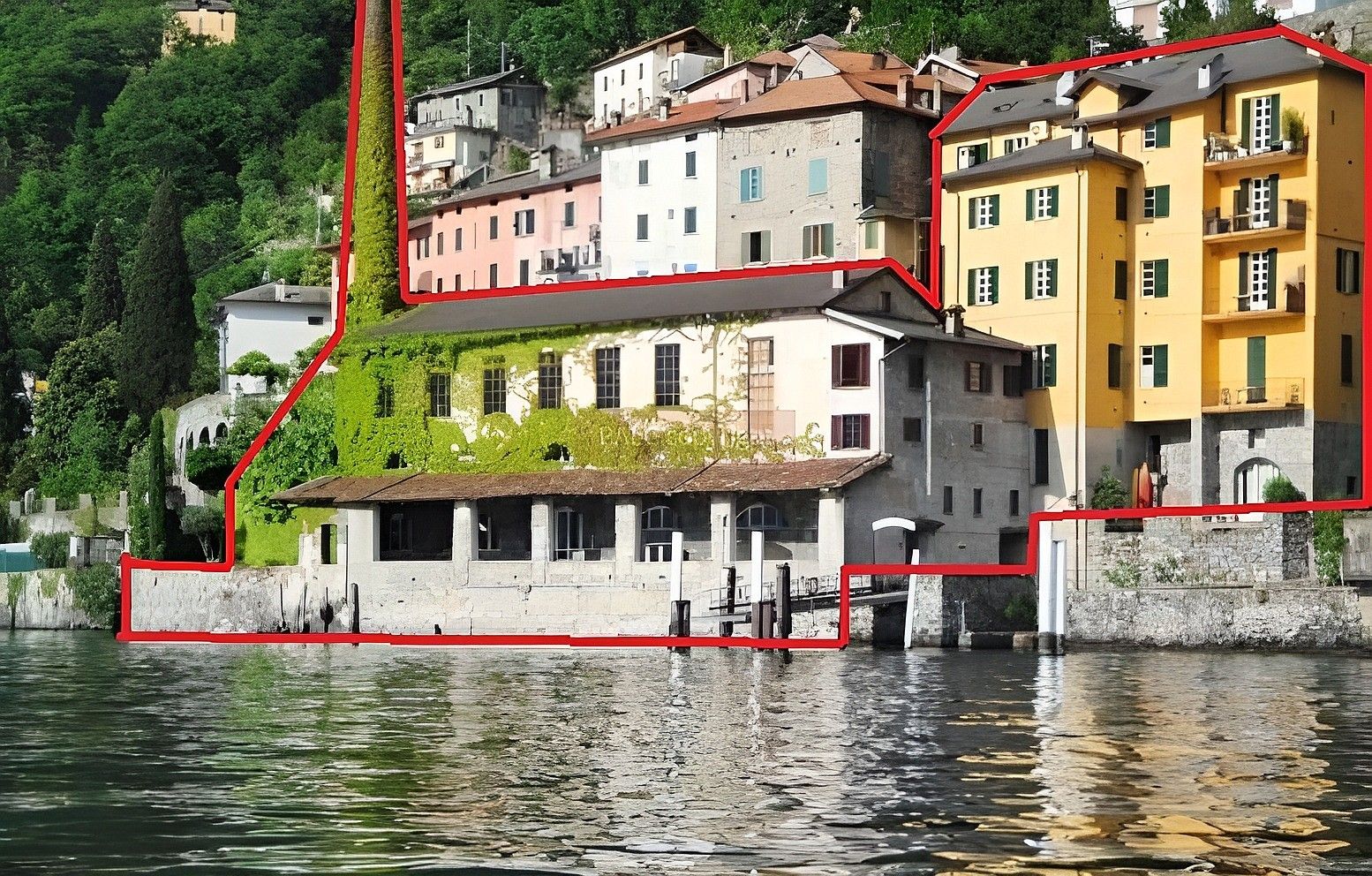 Bilder Unik eiendom ved Comosjøen: Tidligere spinneri