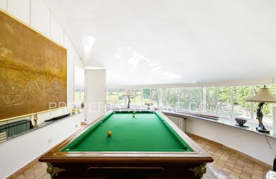 Historisk villa til salg Griante, Lombardiet, Billiards room