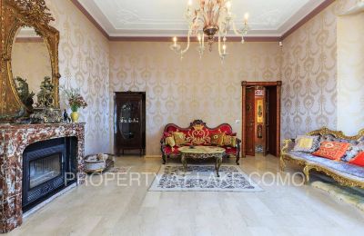 Historisk villa til salg Dizzasco, Lombardiet, Stue