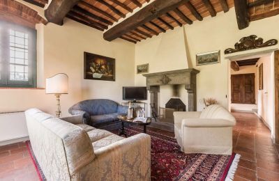 Historisk villa till salu Monsummano Terme, Toscana:  Vardagsrum