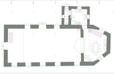 Kirke til salgs 78591 Durchhausen, Vordere Kirchgasse  6, Baden-Württemberg:  Entwurf Wohnung Chor EG