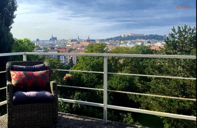 Historische villa te koop Brno, Jihomoravský kraj:  výhled na město