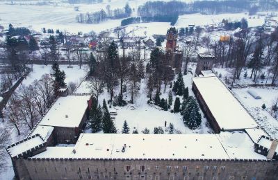 Schloss kaufen Bobrów, Zamek w Bobrowie, Niederschlesien:  