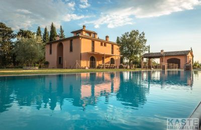 Historisk villa til salg Fauglia, Toscana, Pool