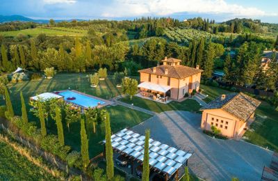 Historisk villa till salu Fauglia, Toscana:  Tomt