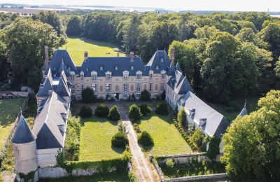 Slot til salg Vernon, Normandie, Dronefoto