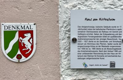 Byhus till salu 53945 Blankenheim, Nordrhein-Westfalen, Beschilderung der Denkmäler in Blankenheim