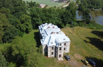 Slot til salg Więsławice, województwo kujawsko-pomorskie, Dronefoto