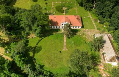Herregård til salg Rożnów, Dwór w Rożnowie, województwo małopolskie, Dronefoto
